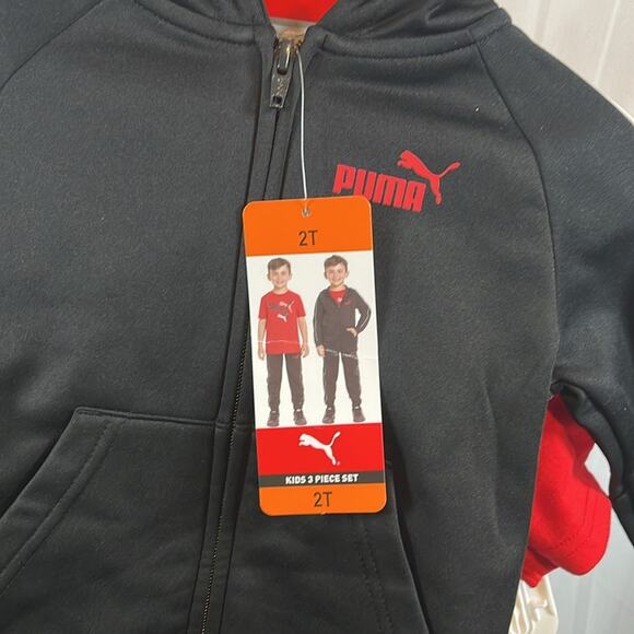 PUMA Kids' 3-piece Tech Fleece Set size 2T - Picture 4 of 4
